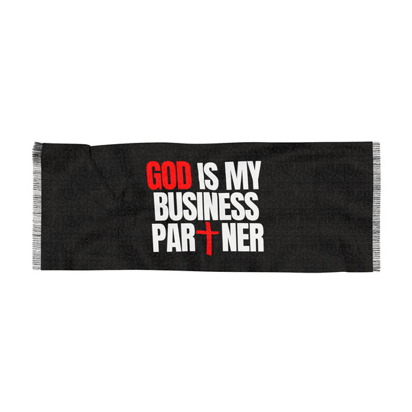 GOD IS MY BUSINESS PARTNER LIGHT SCARF