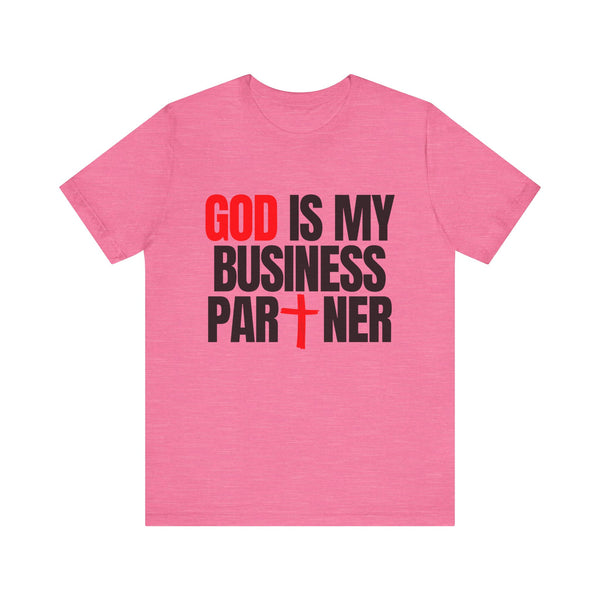 GOD IS MY  BUSINESS PARTNER SHORT SLEEVE